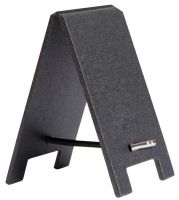 Tischaufsteller Kreidetafel, Melaminharz, schwarz, doppelseitig, H: 8,5 cm, B: 5 cm Tischaufsteller Kreidetafel, Melaminharz, schwarz, doppelseitig, H: 8,5 cm, B: 5 cm