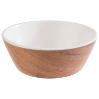 Schale CRAZY WOOD, Melamin, Holzoptik, D: 20,5 cm, H: 7,5 cm, I: 1,2 ltr. Schale CRAZY WOOD, Melamin, Holzoptik, D: 20,5 cm, H: 7,5 cm, I: 1,2 ltr.
