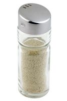 Pfeffer oder Salz-Glasstreuer D: 3 cm, H: 9 cm, Glas, Edelstahl Pfeffer oder Salz-Glasstreuer D: 3 cm, H: 9 cm, Glas, Edelstahl