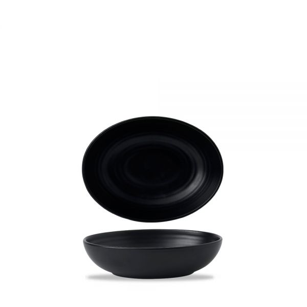 Dudson, Evo : Jet - Schale tief oval, 21,6 x 16,4 cm/ 1 ltr.