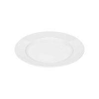 Bauscher, Smart - Teller flach rund Fahne, weiss, uni, 25 cm Bauscher, Smart - Teller flach rund Fahne, weiss, uni, 25 cm