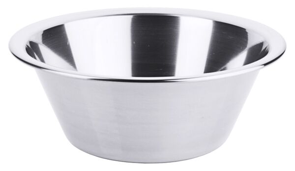 Schüssel, tief, konisch, I: 1,75 ltr., D: 20 cm, H: 8,5 cm, Edelstahl