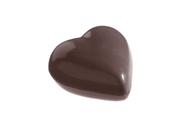 Schokoladen- Form Herz gross, 275 x 135 mm, 3 x 8 Stück 30 x 26 x 9 mm