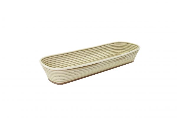 Brotform, Gärkorb lang, eckiger Kopf 500 x 160 mm, 3000 g