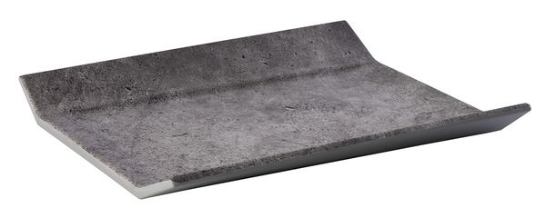 GN 1/2 Tablett ELEMENT 32,5 x 26,5 cm, H: 3,5 cm, Melamin, Betonoberfläche, anthrazit