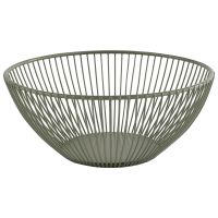 Korb SVART, Metall, D: 20 cm, H: 8 cm, Farbe: smoke green Korb SVART, Metall, D: 20 cm, H: 8 cm, Farbe: smoke green