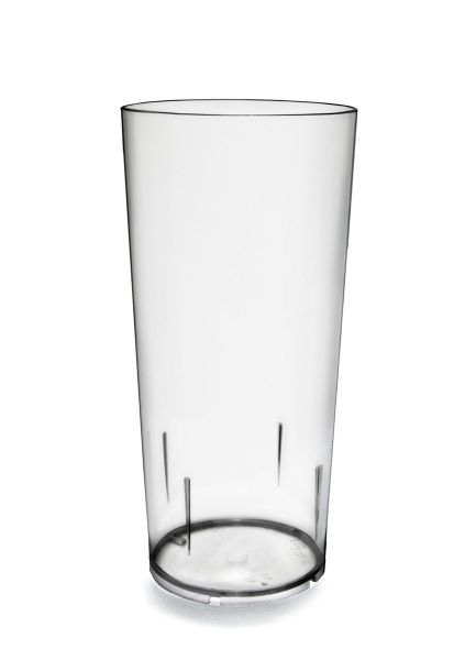 Aku, Mehrweg - Stapelbecher 500 ml m. F 0.5 ltr. |-|, Polycarbonat, D: 8,1 cm, H: 17 cm, Fb. Glasklar