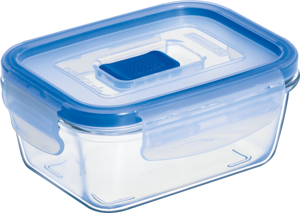 Luminarc, Pure Box Active - Vorratsdose, rechteckig, 14,0 x 10,5 cm/ 0,38 ltr.