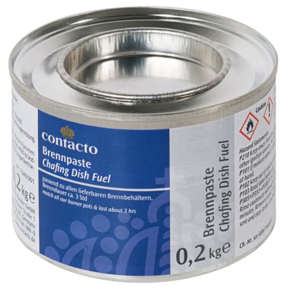 Brennpaste, Dose, Brenndauer ca. 3h, W: 0,2 kg, D: 8,5 x H: 5,6 cm