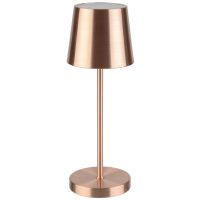 Tischleuchte MERLE MINI, Metall, Farbe: kupfer, 1x LED 1,0 W / 100 lm, dimmbar in 3 Stufen, D: 9 cm, H: 25 cm Tischleuchte MERLE MINI, Metall, Farbe: kupfer, 1x LED 1,0 W / 100 lm, dimmbar in 3 Stufen, D: 9 cm, H: 25 cm