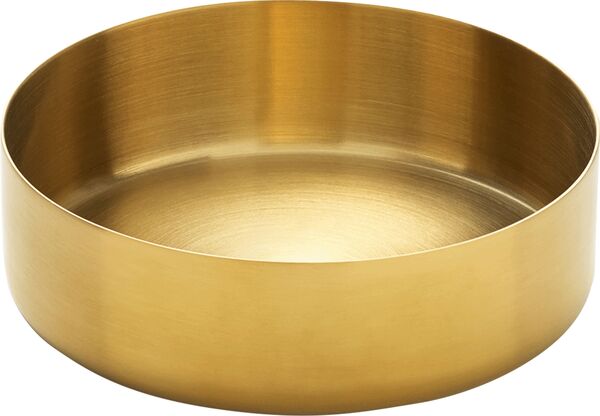 Playground, Edelstahl - Bowl goldfarben mittel 10 x 3,1 cm/ 0,23 ltr.