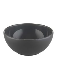 Bauscher, Sandstone : Dekor 700560 Dark Gray Uni - Schüssel 20,3 cm/ 1,24 ltr. Bauscher, Sandstone : Dekor 700560 Dark Gray Uni - Schüssel 20,3 cm/ 1,24 ltr.