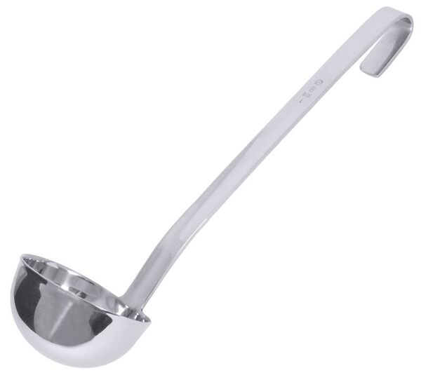 Schöpfkelle, kurz, fugenlos, Edelstahl, I: 0,2 ltr., D: 9 cm, Stiellänge: 24 cm