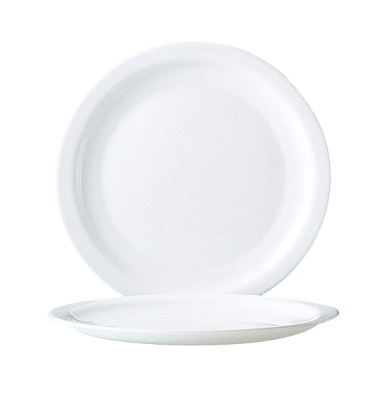 Arcoroc, Hoteliere - Teller flach, uni, weiss, 25,8 cm