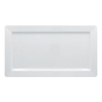 Teller/ Platte, rechteckig, uni, weiss, 38,2 x 21,2 x 2,2 cm Teller/ Platte, rechteckig, uni, weiss, 38,2 x 21,2 x 2,2 cm