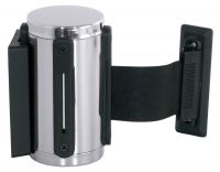 Absperrband, schwarz incl. Wandhalterung Absperrband, schwarz incl. Wandhalterung