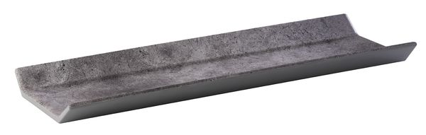 GN 2/4 Tablett ELEMENT 53 x 16,2 cm, H: 3,5 cm, Melamin, Betonoberfläche, anthrazit