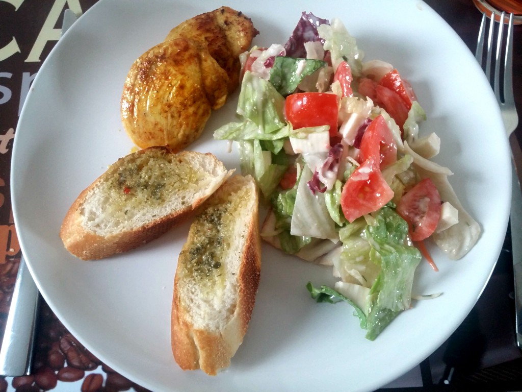 Hühnchenbrust in Curry-Limetten-Marinade